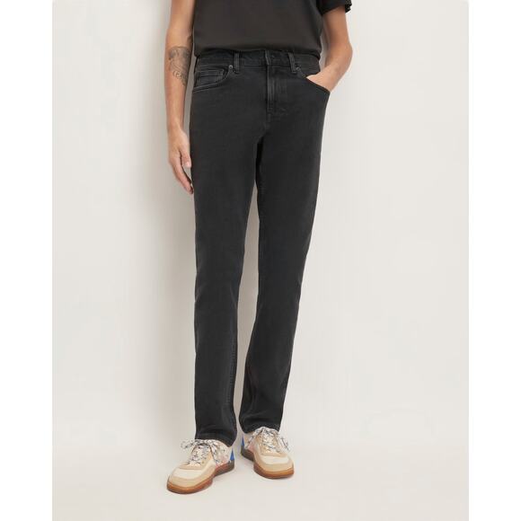 Everlane Mens The Skinny Jean Size 29 x 30 Washed Black Casual Cotton Denim - Picture 1 of 12